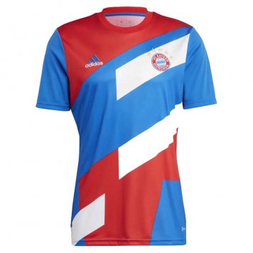 Bayern Munich Soccer Training Jersey Replica Blue 2023/24 Mens (Pre-Match)