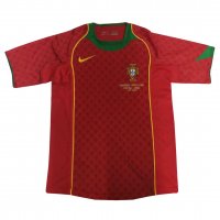 2004 Portugal Retro Home Mens Soccer Jersey Replica