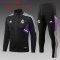 Real Madrid Soccer Training Suit Jacket + Pants Black 2022/23 Youth