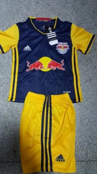 Kids 2016/17 New York Red Bulls Soccer Jersey Away Replica Kit(Jersey+Shorts) [2017936]