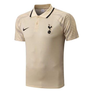 Tottenham Hotspur Soccer Polo Jersey Replica Apricot Mens 2022/23