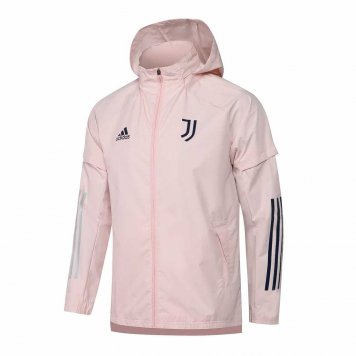 2020/21 Juventus Pink All Weather Windrunner Soccer Jacket Mens