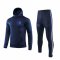 2019/20 Chelsea Hoodie Blue Mens Soccer Training Suit(SweatJersey + Pants)