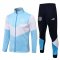 Manchester City Soccer Traning Suit (Jacket + Pants) Blue Mens 2021/22