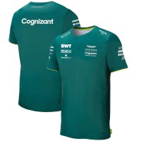 2021 Aston Martin Cognizant F1 Official Team Green Mens Soccer T-Jersey