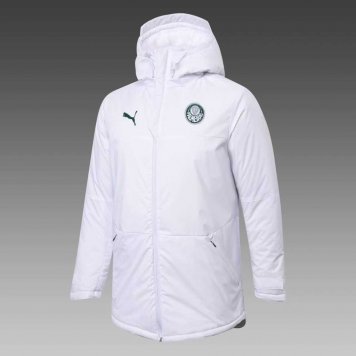 2020/21 Palmeiras White Mens Soccer Winter Jacket