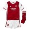 2020/21 Arsenal Home Red Kids Soccer Kit(Jersey+Short+Socks)