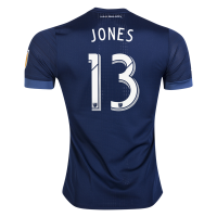 2017/18 Los Angeles Galaxy Away Blue Soccer Jersey Replica Jermaine Jones #13