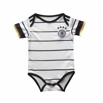 2020 Germany Home White Baby Infant Soccer Suit