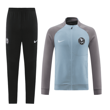 Club America Soccer Jacket + Pants Replica Blue 2022/23 Mens