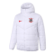 Corinthians Cotton Winter Soccer Jacket White 2023 Mens