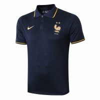 2019/20 France Navy Mens Soccer Polo Jersey