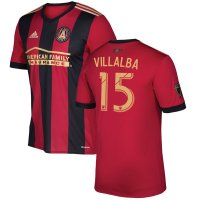 2017 Atlanta Home Red Soccer Jersey Replica Villalba #15