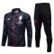 AC Milan Soccer Jacket + Pants Replica Black - Grey 2022/23 Mens