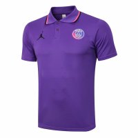 2021/22 PSG x Jordan Purple II Mens Soccer Polo Jersey