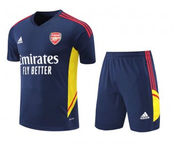Arsenal 2022-23 Navy Soccer Jersey + Short Replica Mens