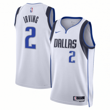 Dallas Mavericks Swingman Jersey - Association Edition Replica White 2022/23 Mens (Kyrie Irving #2)