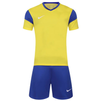 NK-761 Customize Team Soccer Jersey + Short Replica Yellow