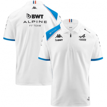 BWT Alpine F1 Team Polo Shirt White 2023 Mens, Wholesale F1 Soccer ...
