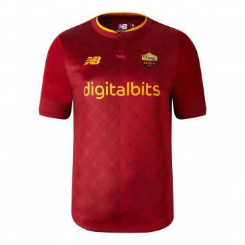 AS Roma Home Soccer Jersey Replica Mens 2022/23