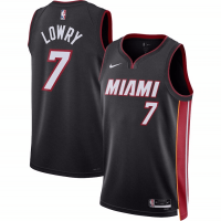 Miami Heat Swingman Jersey - Icon Edition Black 2022/23 Mens (Kyle Lowry #7)