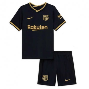 2020/21 Barcelona Away Kids Soccer Kit(Jersey+Shorts)