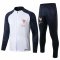 2019/20 France White Mens Soccer Training Suit(Jacket + Pants)