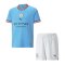 Manchester City Soccer Jersey + Short Replica Home Youth 2022/23