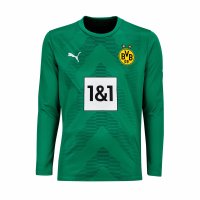 Borussia Dortmund Goalkeeper Green Soccer Jersey Replica Mens 2022/23