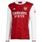 2020/21 Arsenal Home Red LS Mens Soccer Jersey Replica