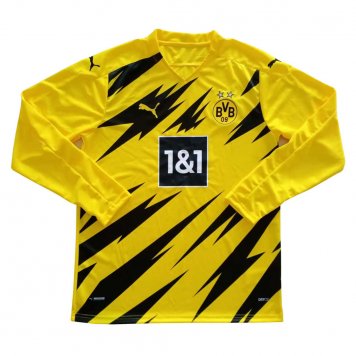 2020/21 Borussia Dortmund Home Mens LS Soccer Jersey Replica