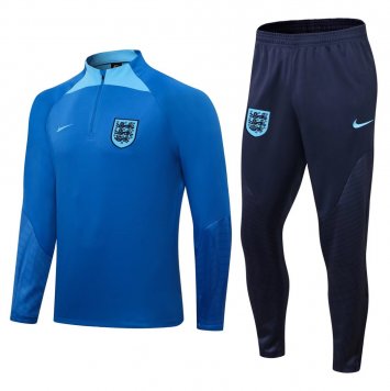 England Soccer Training Suit Blue Mens 2022