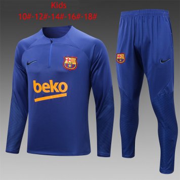 Barcelona Soccer Training Suit Replica Blue 2022/23 Youth
