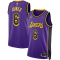 Los Angeles Lakers Swingman Jersey - Statement Edition Brand Purple 2022/23 Mens (LeBron James #6)