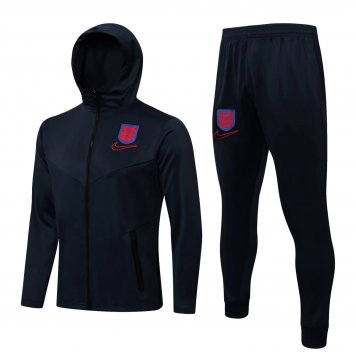 England Soccer Training Suit Jacket + Pants Hoodie Navy Mens 2021/22 ...