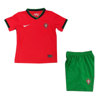 Portugal Soccer Jersey + Short Replica Home Euro 2024 Youth
