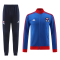 Olympique Lyonnais Soccer Jacket + Pants Replica Blue 2023/24 Mens