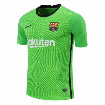 2020/21 Barcelona Goalkeeper Green Mens Soccer Jersey Replica