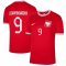Poland Soccer Jersey Replica Away 2022/23 Mens (Lewandowski #9)