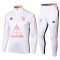 2020/21 Juventus Human Race White Mens Half Zip Soccer Training Suit(Jacket + Pants)