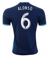 2016/17 Seattle Sounders Third Navy Soccer Jersey Replica ALONSO #6