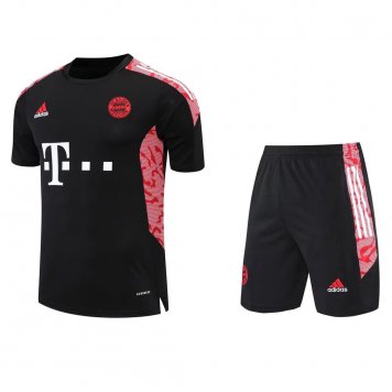 Bayern Munich Soccer Jerseys + Short Replica Black Mens 2022/23