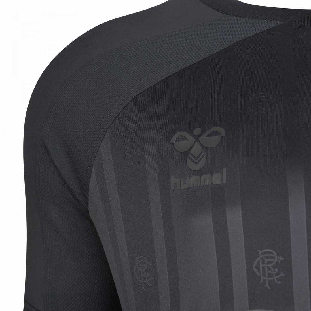 2019/20 Rangers F.C. Hummel Black Special Edition Mens Soccer Jersey Replica 