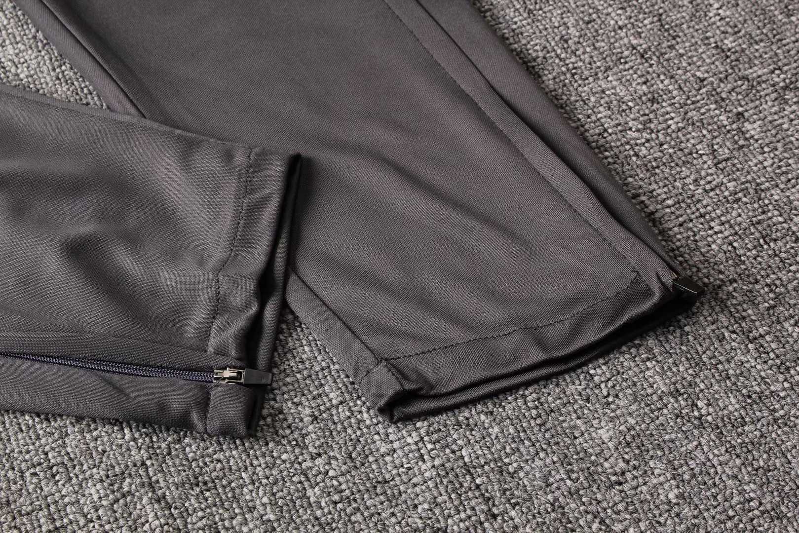 2019/20 Tottenham Hotspur Grey Mens Soccer Training Suit(Jacket + Pants)