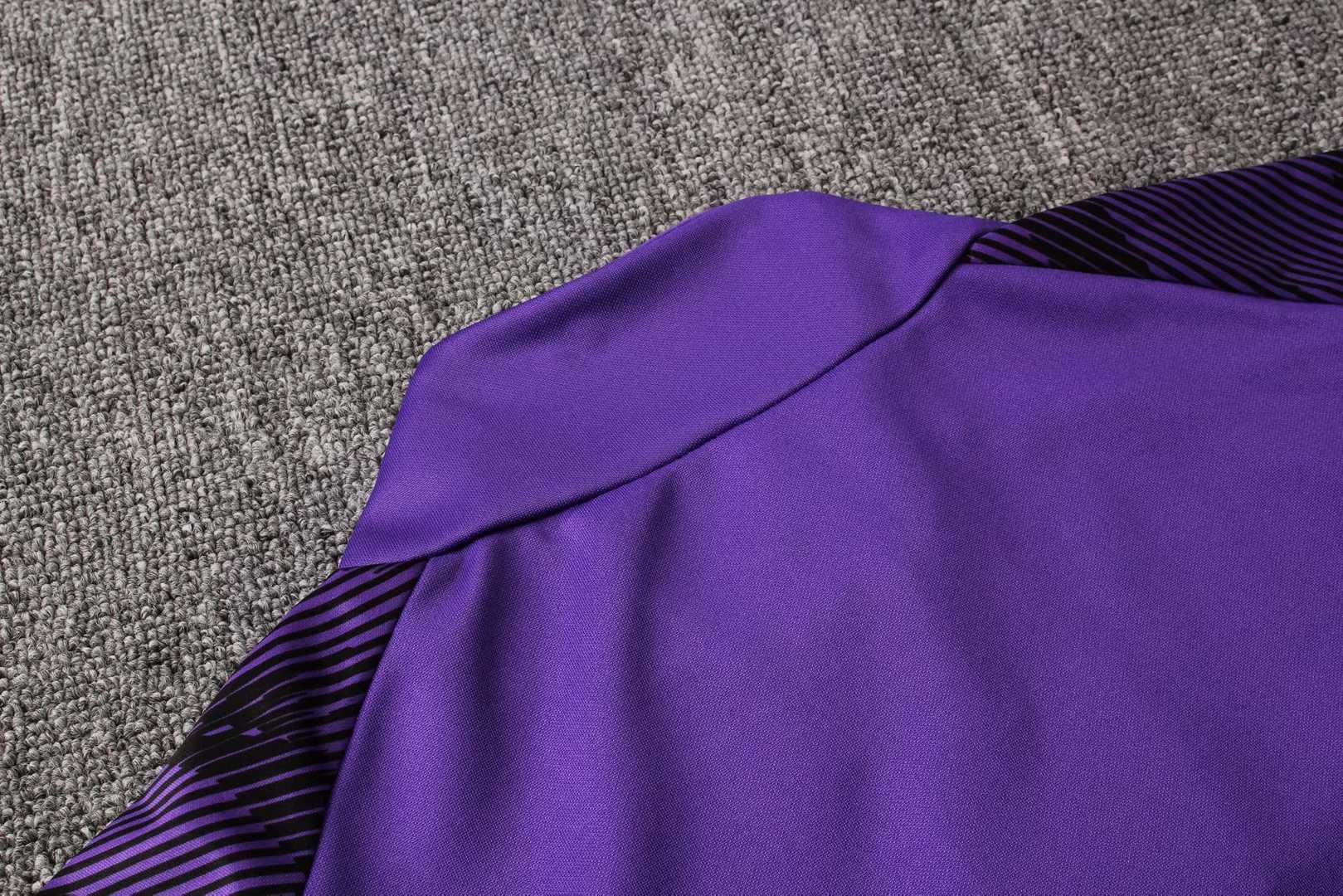 2019/20 Manchester City Purple Mens Soccer Training Suit(Jacket + Pants)