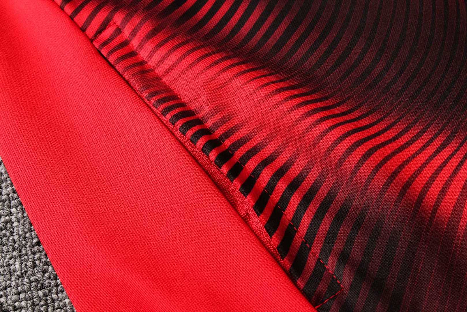 2019/20 AC Milan Red Mens Soccer Training Suit(Jacket + Pants)