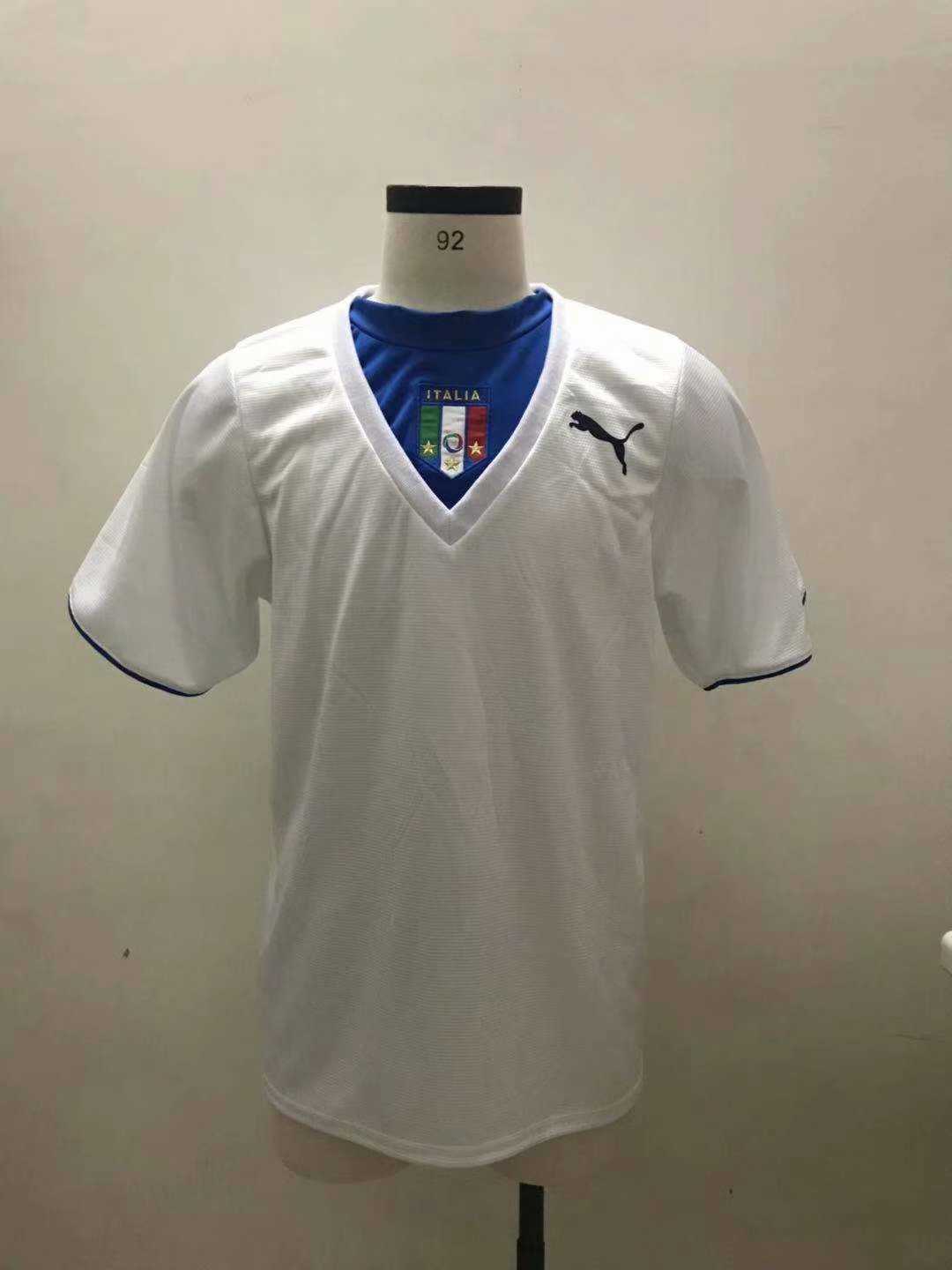 2006 Italy National Team Retro Away Mens Soccer Jersey Replica 