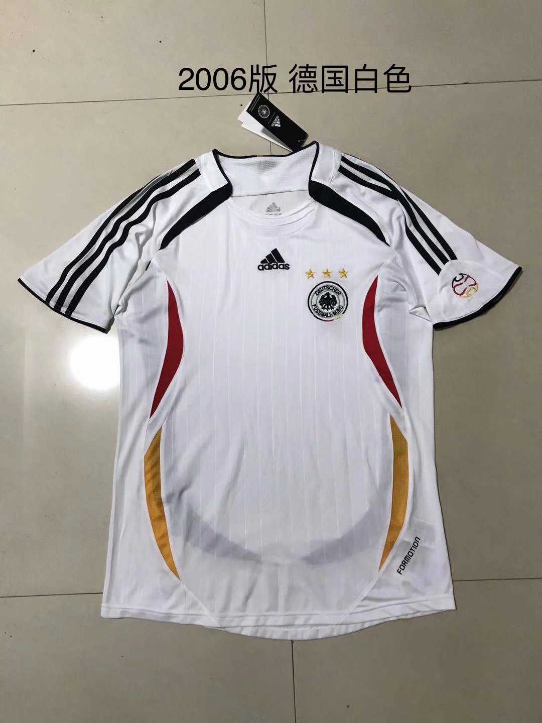 2006 Germany National Team Retro Home Mens Soccer Jersey Replica 