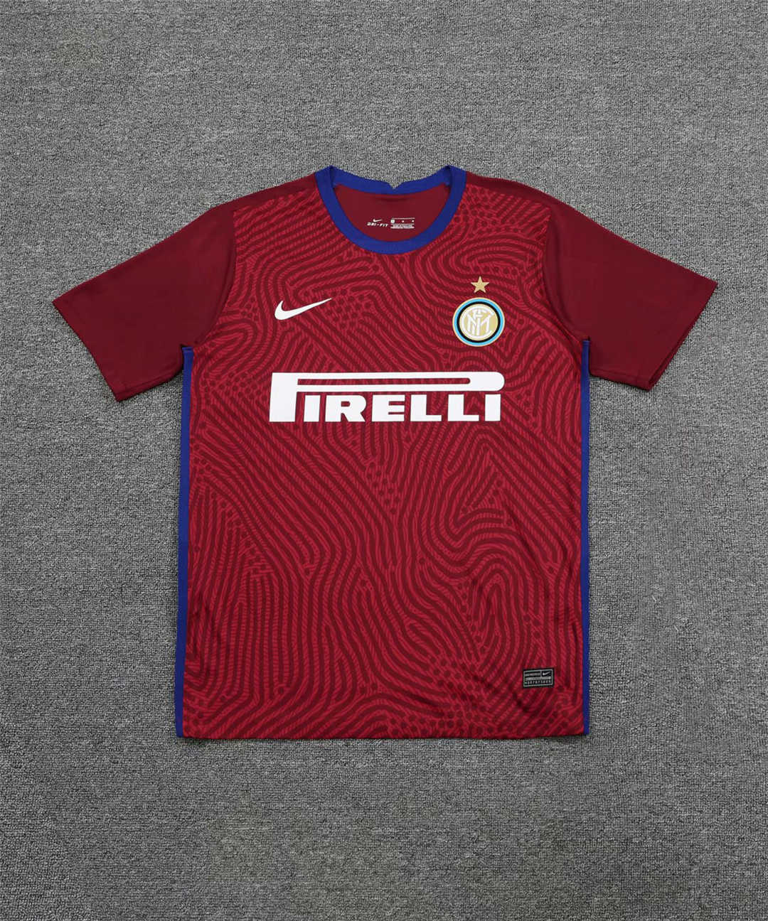 2020/21 Inter Milan Goalkeeper Red Mens Soccer Jersey Replica  