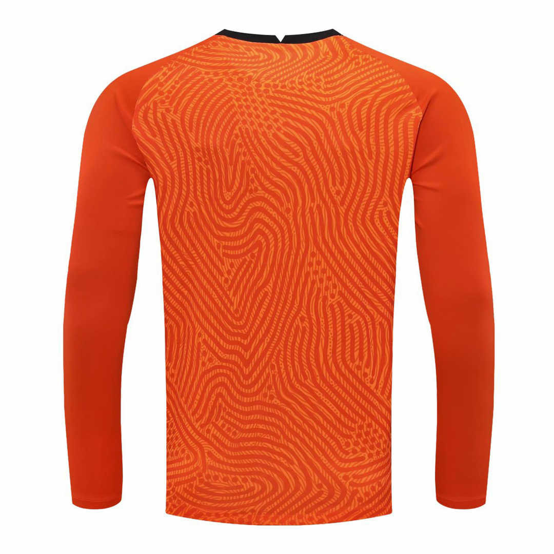 2020/21 PSG Goalkeeper Orange Long Sleeve Mens Soccer Jersey Replica  